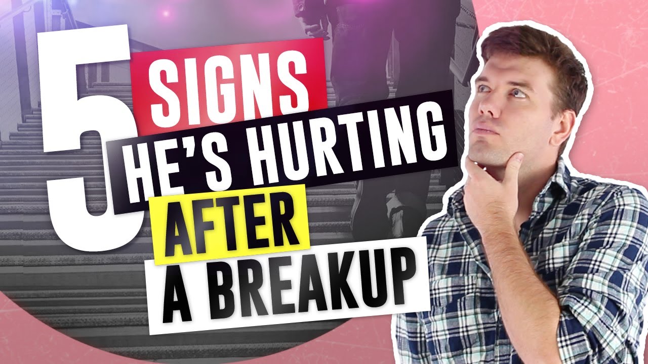 5 Signs That He's Hurting After A Breakup (Guys Behavior After The Breakup))