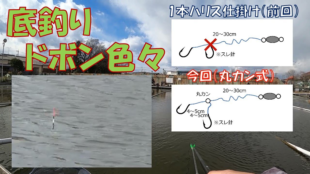 冬の底釣り・ドボン色々＠弁天閣（埼玉県）【へらぶな釣り】