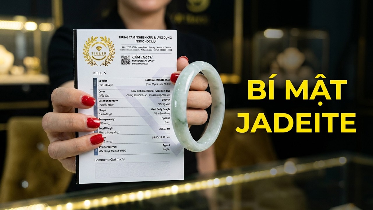 Cách phân biệt cẩm thạch A,B,C và cách hiểu về giấy kiểm định đá