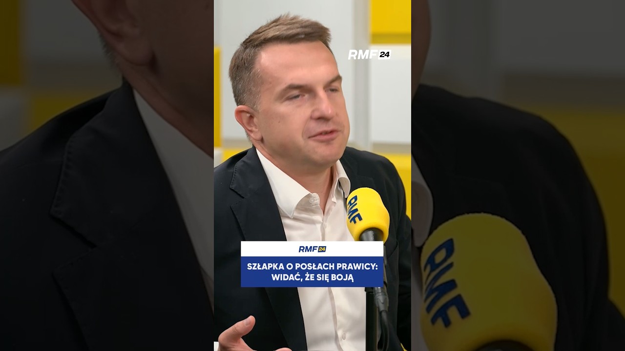 SZŁAPKA O POSŁACH PRAWICY: WIDAĆ, ŻE SIĘ BOJĄ