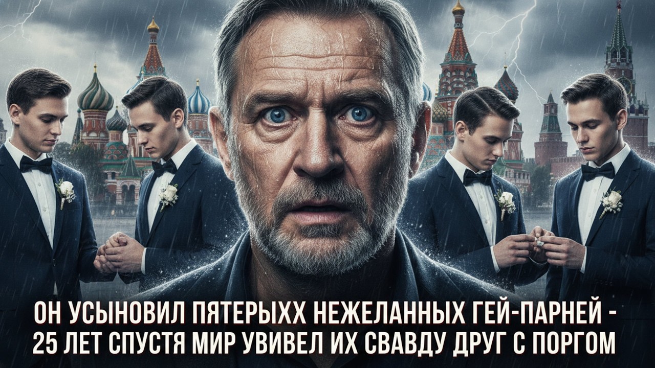 ОН УСЫНОВИЛ ПЯТЕРЫХ НЕЖЕЛАННЫХ МАЛЬЧИКОВ ГЕЕВ—25 ЛЕТ СПУСТЯ МИР УВИДЕЛ,КАК ОНИ ЖЕНЯТСЯ ДРУГ НА ДРУГЕ
