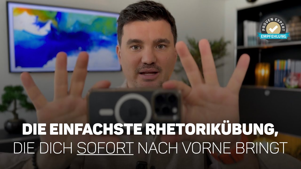 Rhetorik trainieren: Die beste &Uuml;bung f&uuml;r Sicherheit in Meetings & Pr&auml;sentationen (Selfie Coaching)
