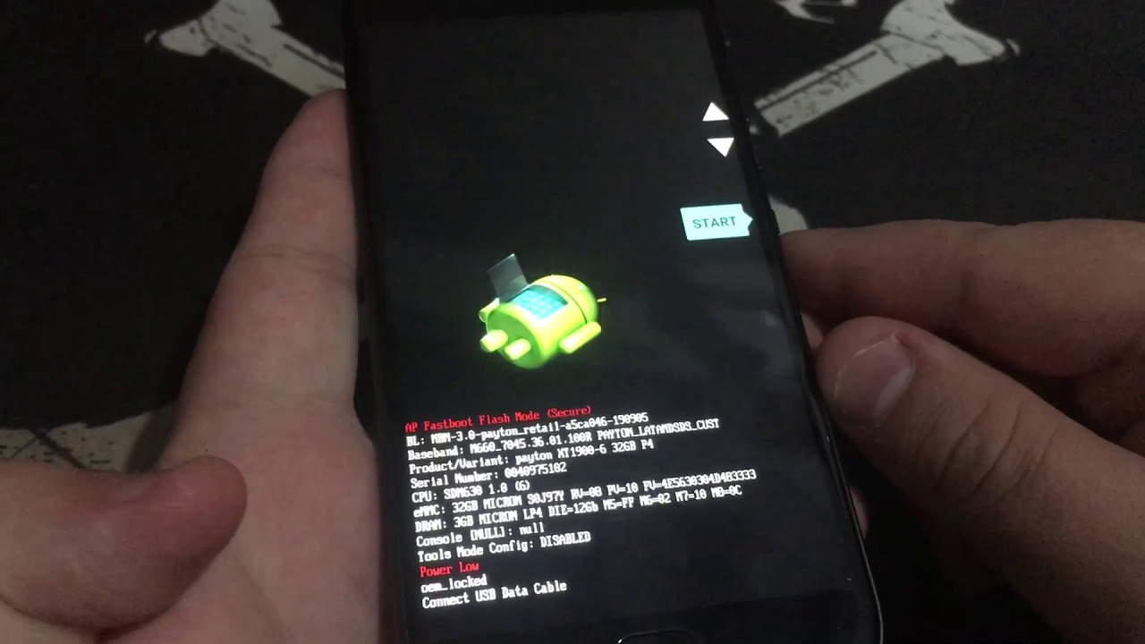 Como Ativa e Desativa Fastboot Mode Motorola Moto X4 | Modo Fastboot XT1900-6 Android 9.0 Pie Sem PC