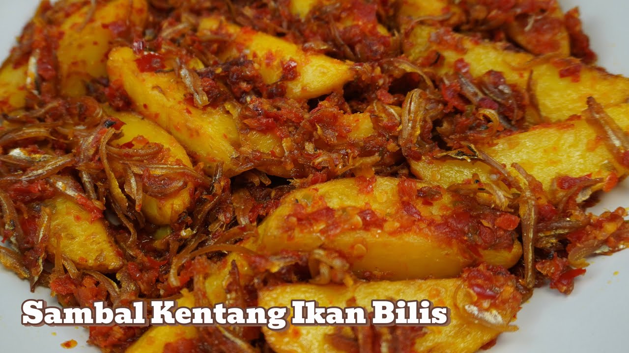 Sambal Kentang Ikan Bilis padu makan dengan nasi panas