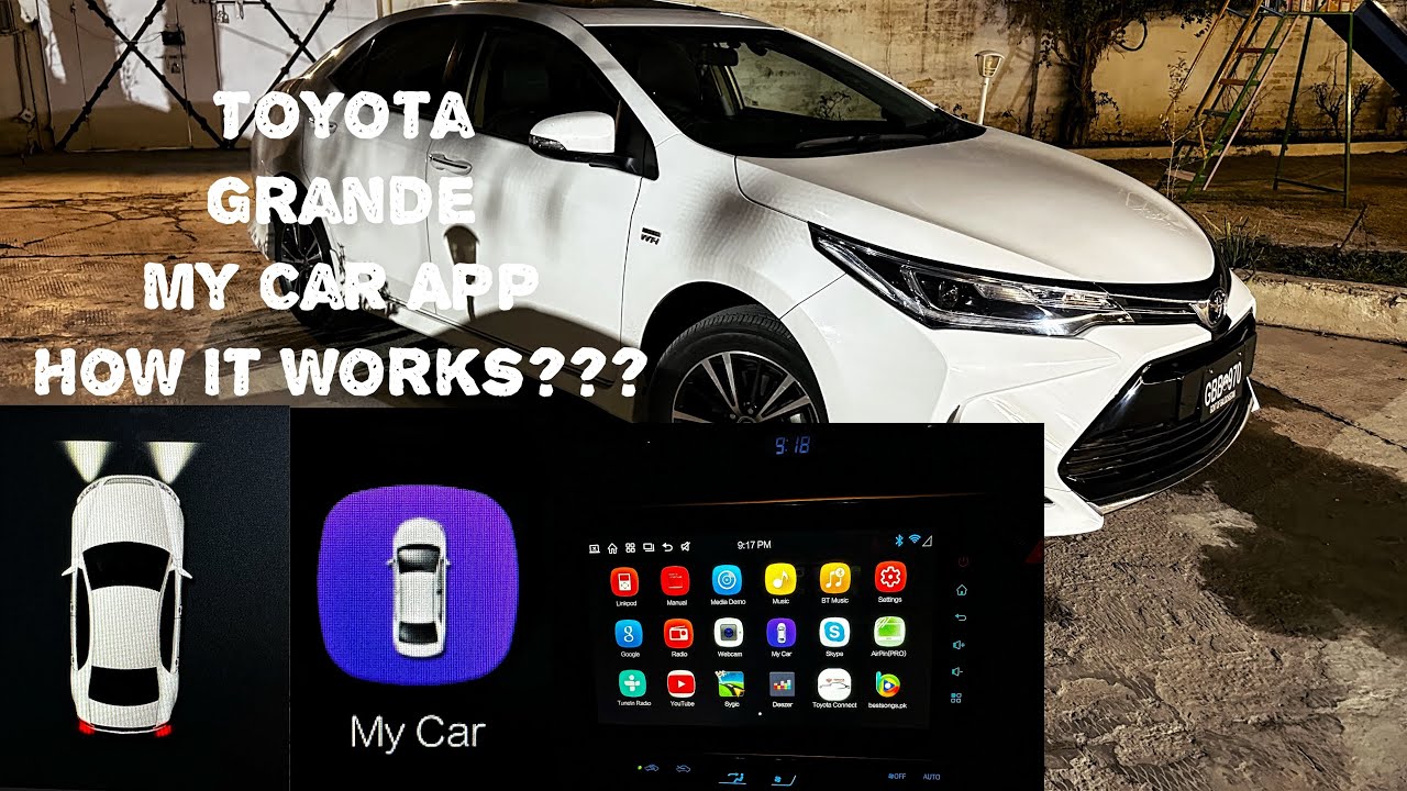 My CAR app In Toyota Corolla Grande - How it works ?