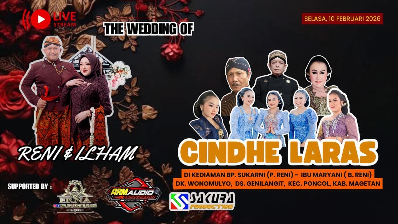 WEDDING RENI & ILHAM || ERNA_RIAS_PENGANTIN || ARM AUDIO || WONOMILYO, 10 FEBRUARI 2026