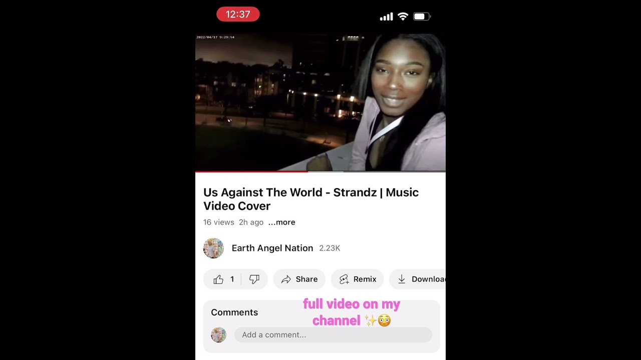 Us Against The World - Strandz | Music Video Cover #strandz #music #videocover