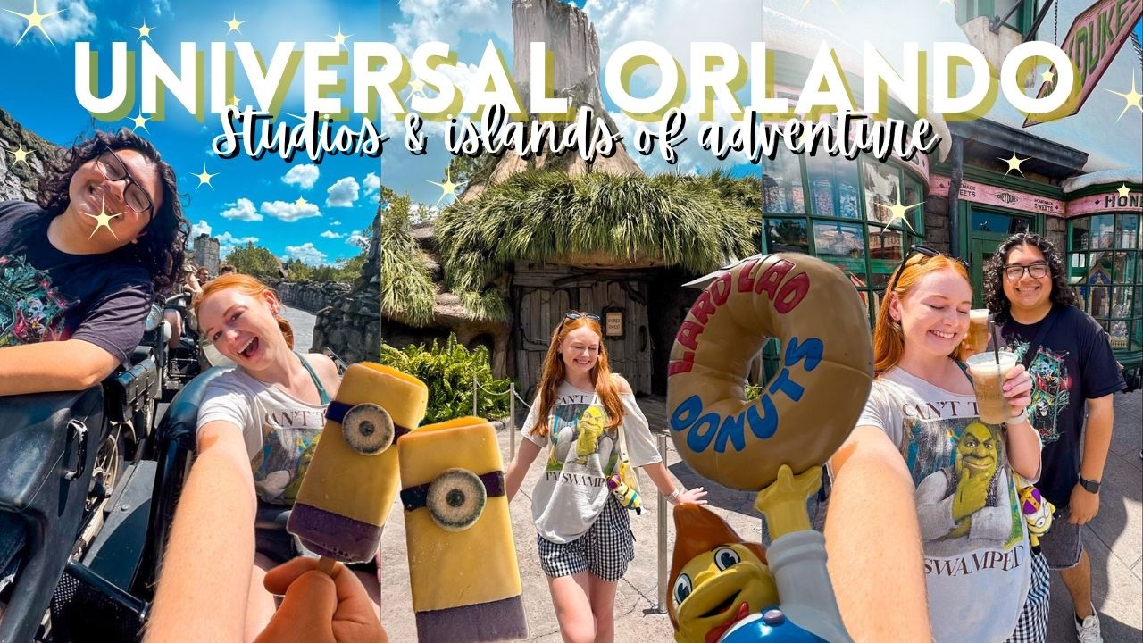 UNIVERSAL ORLANDO VLOG | Universal Studios & Islands of Adventure, Rides, Characters | Louise Emma