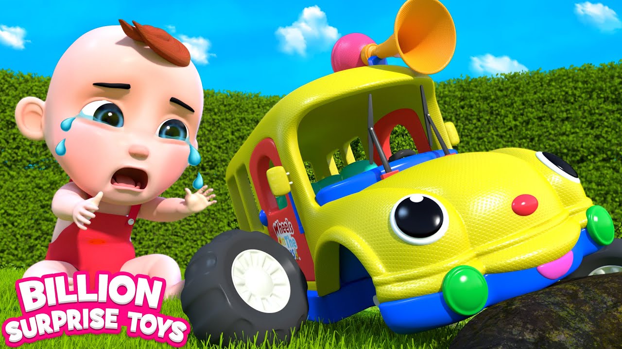 Wheels on the Bus Song - BillionSurpriseToys Nursery Rhymes, Kids Songs