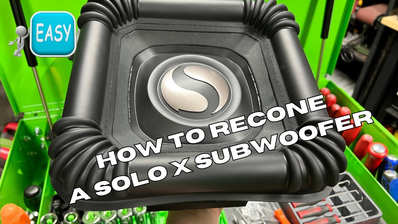 How to Recone a @KICKERAudio L7X Subwoofer!!