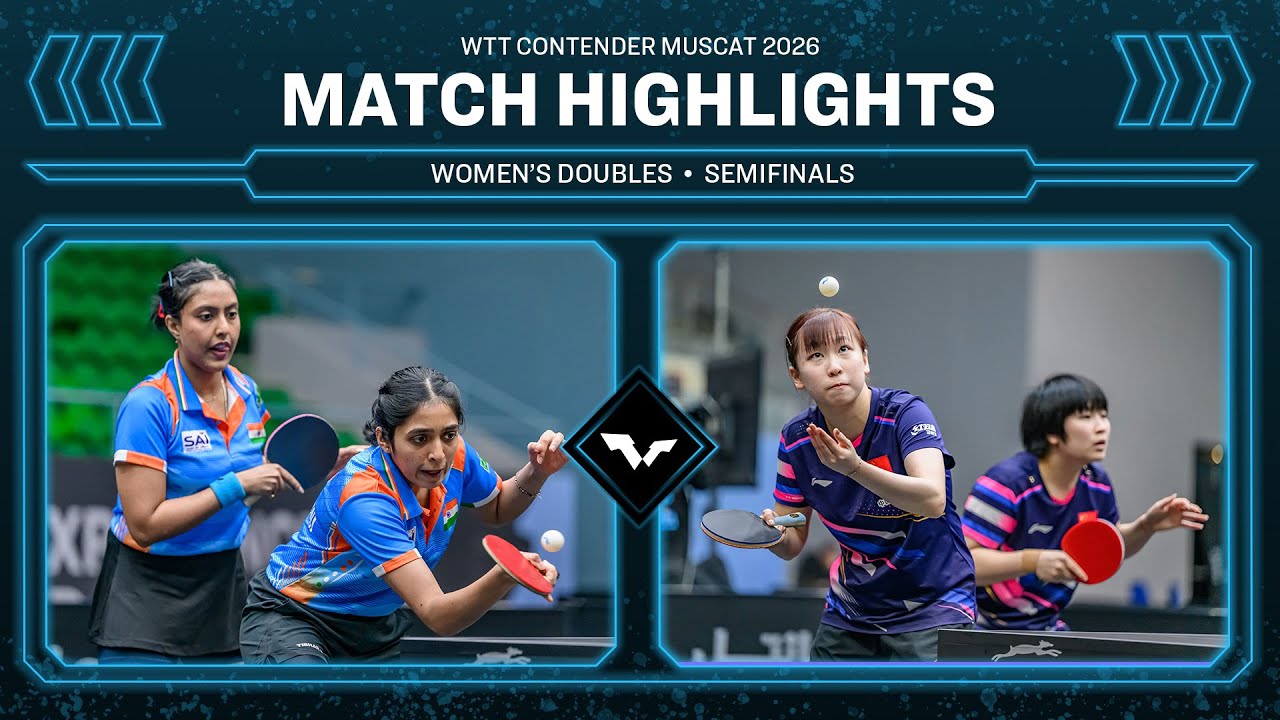 Ghorpade/Mukherjee vs Qin/Zong | WD SF | WTT Contender Muscat 2026