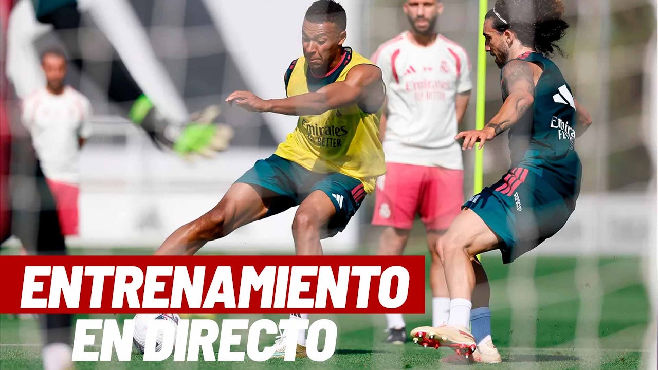 EN DIRECTO: Entrenamiento del Real Madrid previo a su encuentro contra el Espanyol I MARCA