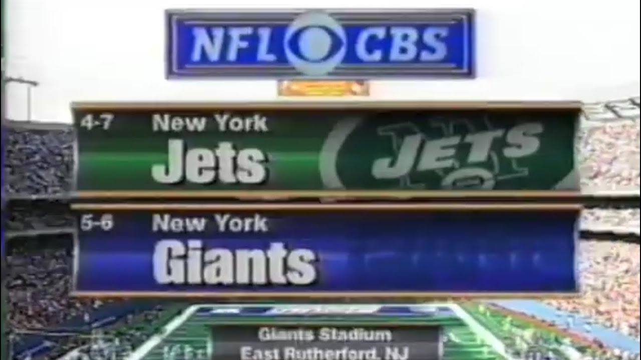 New York Jets Vs New York Giants 1999