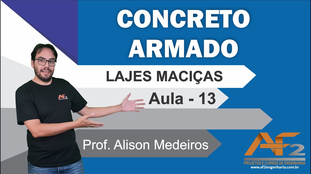 Concreto Armado - Aula 13 - Lajes Maciças - Armação da Laje