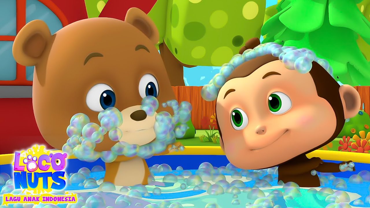 Loco Nuts Lagu Mandi + Lagu Anak-Anak Yang Lebih Menyenangkan Untuk Bayi