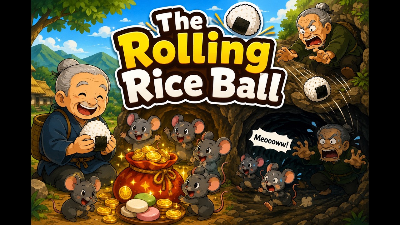 The Rolling Rice Ball | Heartwarming Japanese Folktale Animation