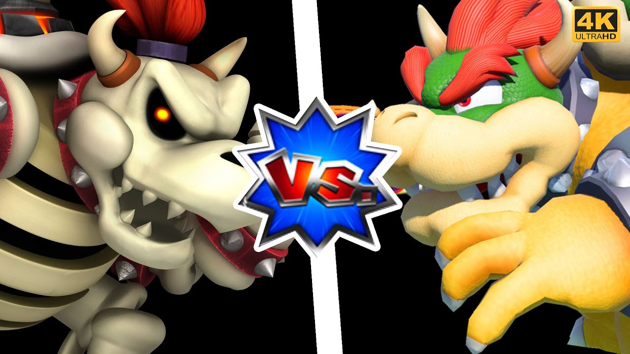 Mario Tennis: Ultra Smash Mega Battle gameplay Team Dry Bowser Mario Vs Team Bowser Daisy | 4K