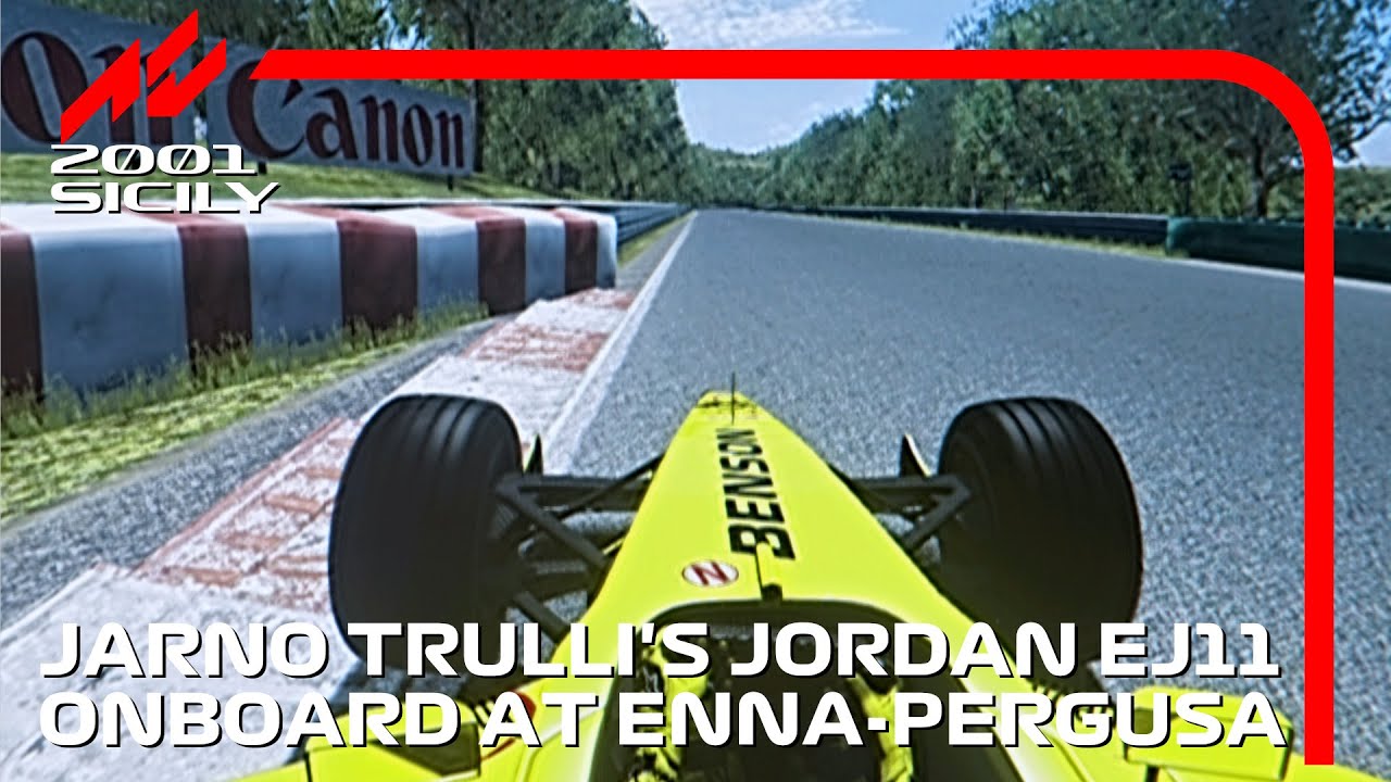 Onboard with Jarno Trulli at Enna-Pergusa | 2001 Sicilian Grand Prix | #assettocorsa