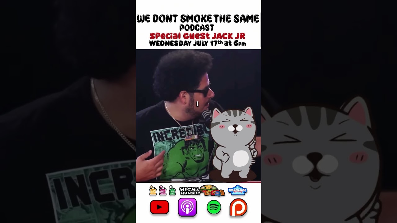 It&rsquo;s safe to say that Jack Jr found out why we are the &ldquo; We Don&rsquo;t Smoke the Same Podcast &ldquo; 💨