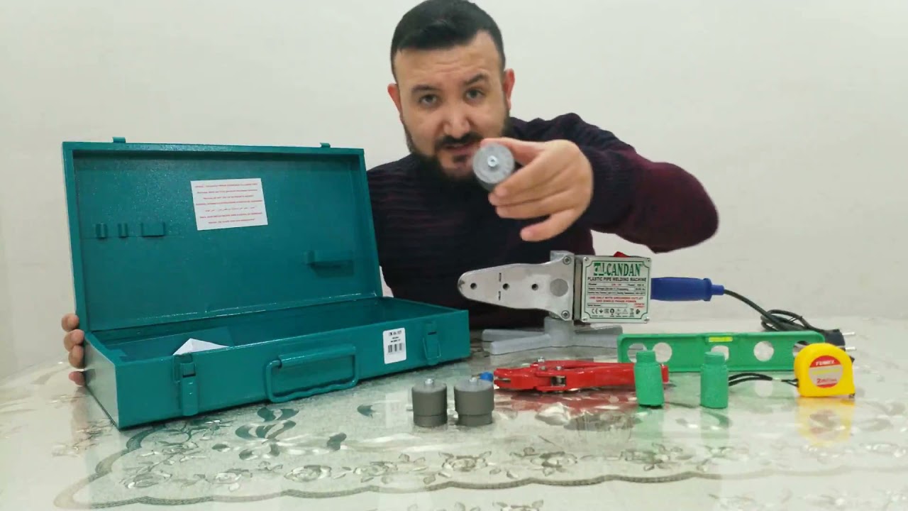 Candan CM-06 PPRC Profesyonel Plastik Boru Kaynak Makinası Seti Detaylı Kutu Açılımı Anlatımı.