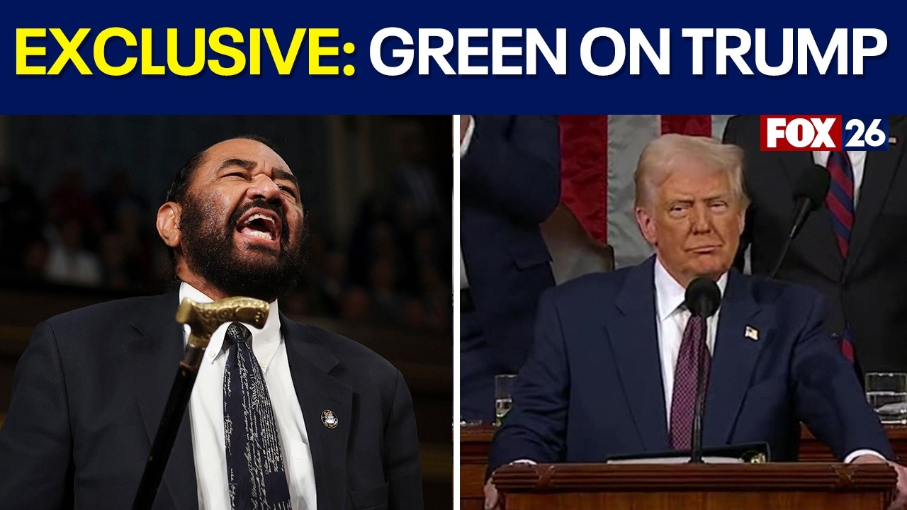 Exclusive: Rep. Al Green talks to Isiah Carey after ejection from Trump's Congressional address