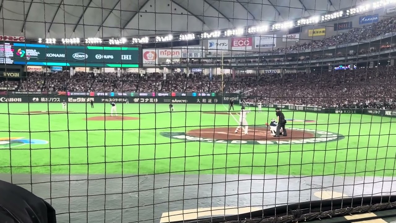 鈴木誠也　ホームランWBC 2026 3月7日(土) 日本対韓国　東京ドーム　観戦者視点