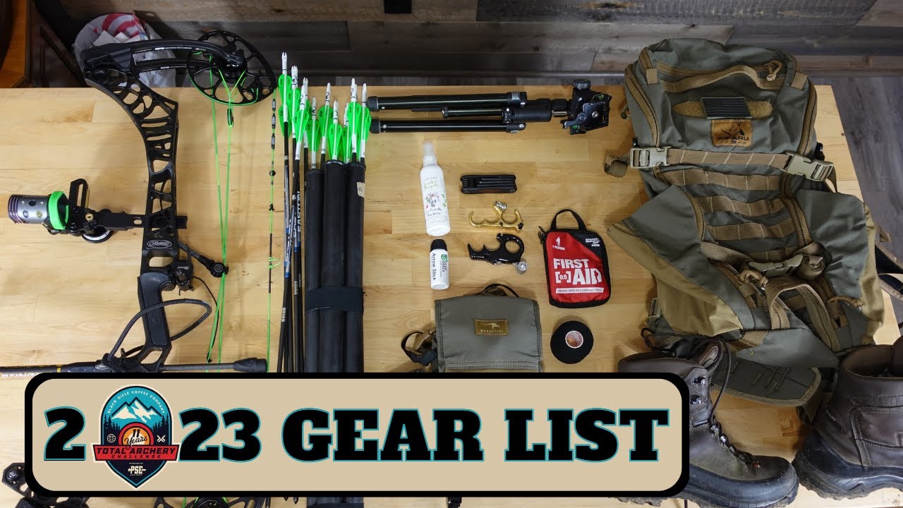 2023 Total Archery Challenge || UPDATED GEAR LIST