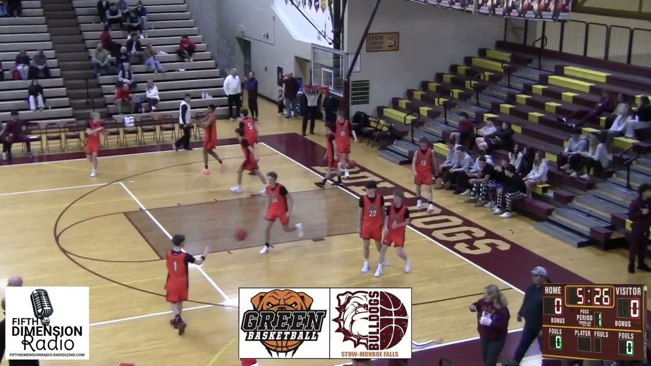 251223 STOW VRS GREEN BASKETBALL