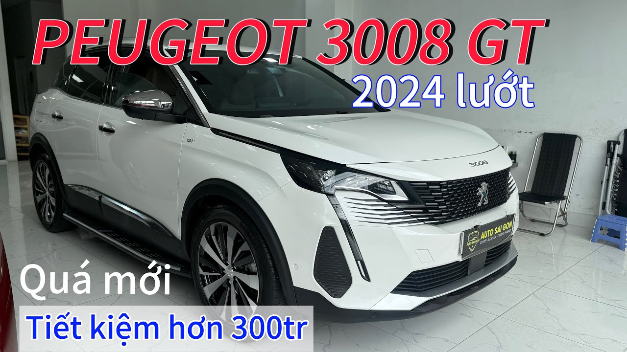 Peugeot 3008 gt 2024 tiết kiệm 300tr so với xe mới - siêu lướt đẹp như xe mới #Peugeot_3008