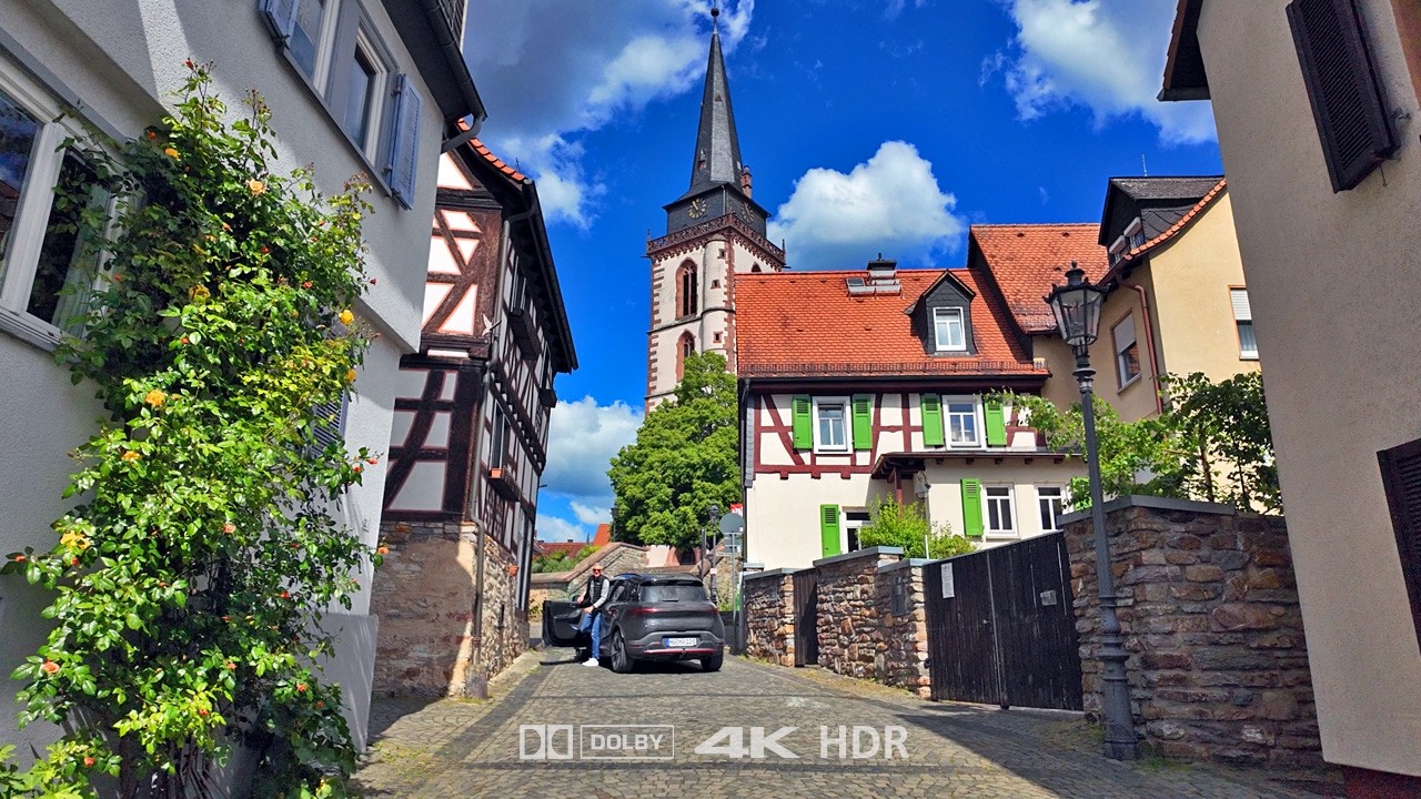 Hidden Medieval Town Near Frankfurt – Oberursel Walking Tour, Germany [4K]