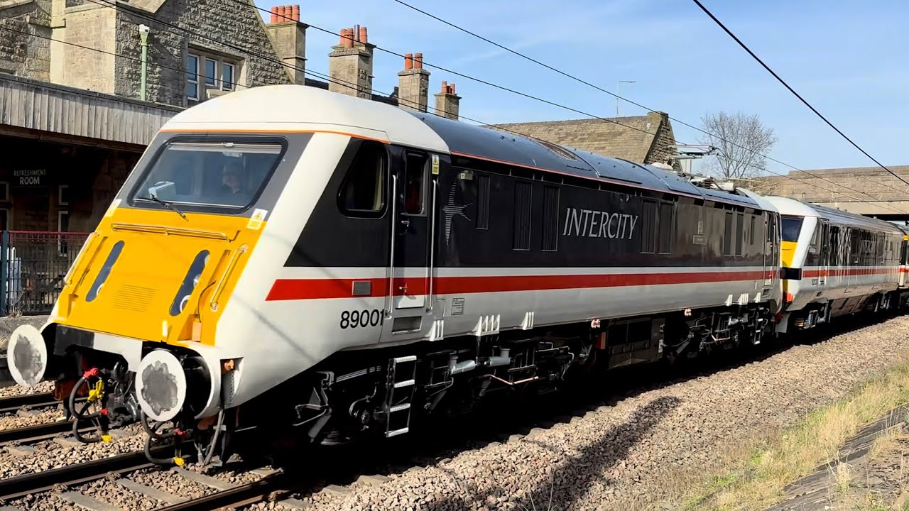 Black 5 45407, Class 89 89001 &lsquo;Badger&rsquo; & surprise Class 40 40145 back on the mainline on test!