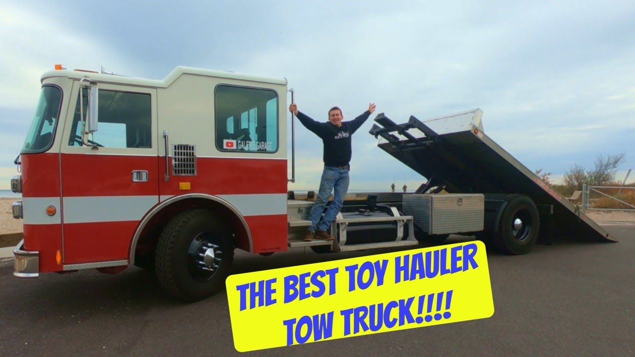 THE ULTIMATE FIRE TRUCK TOW TRUCK TOY HAULER IS FINISHED!!!! WILL THIS TRUCK BE 2022 SEMA WORTHY??