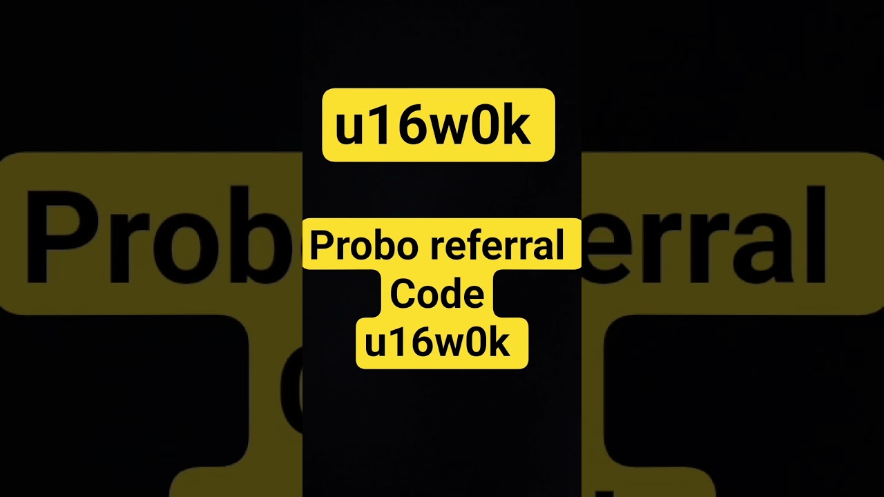 Probo referral code #pro #probo #viralpro