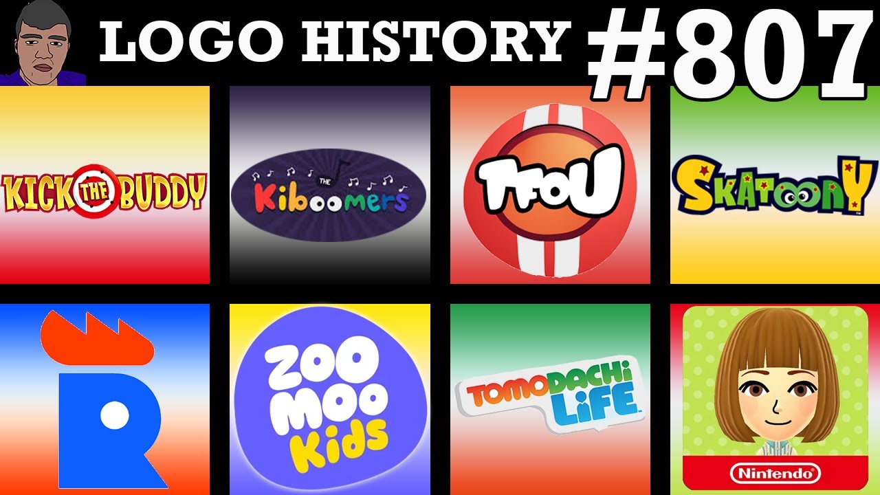 ИСТОРИЯ ЛОГОТИПА #807 — TFOU, Skatoony, ZooMoo Kids, The Kiboomers, Kick The Buddy и другие...
