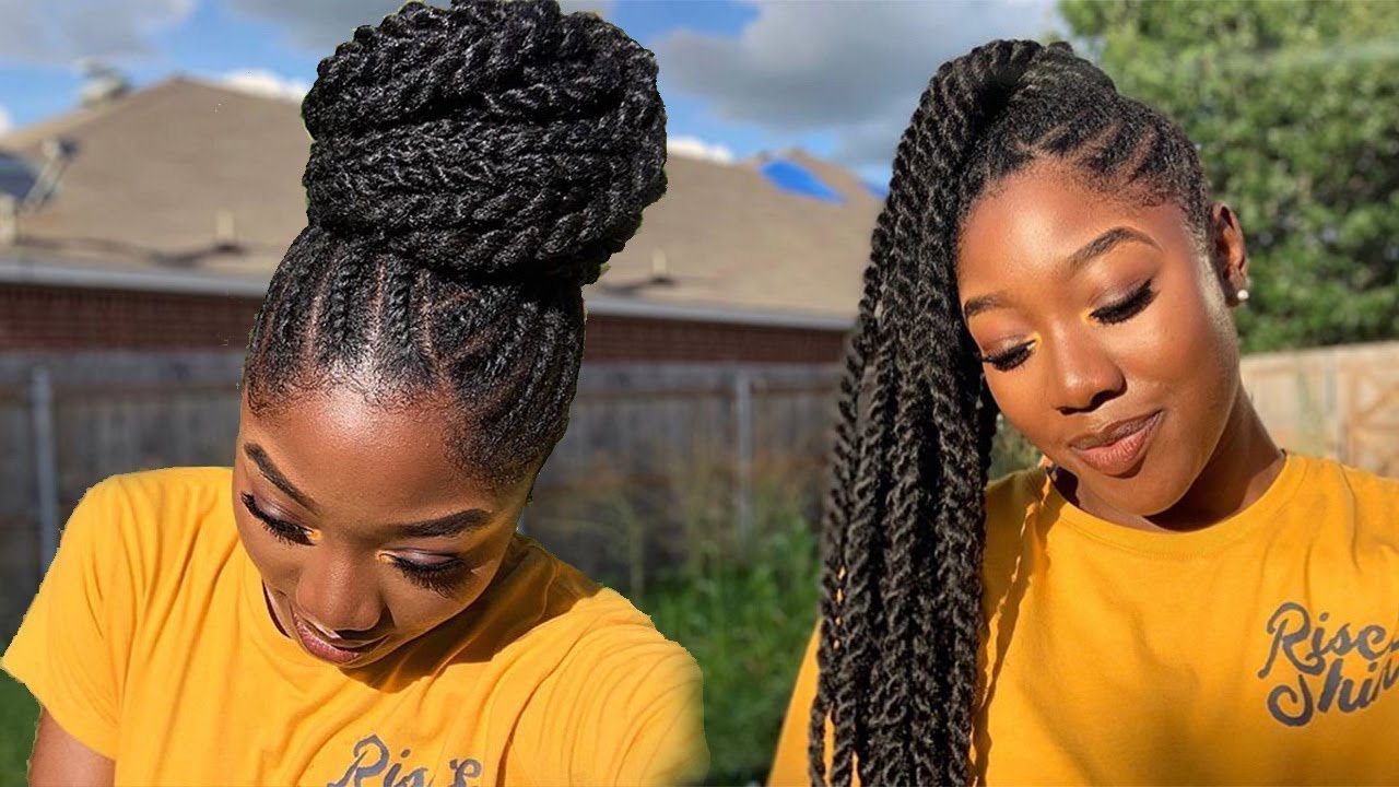 Flat Twist Ponytail DETAILED | Lolade Fashola