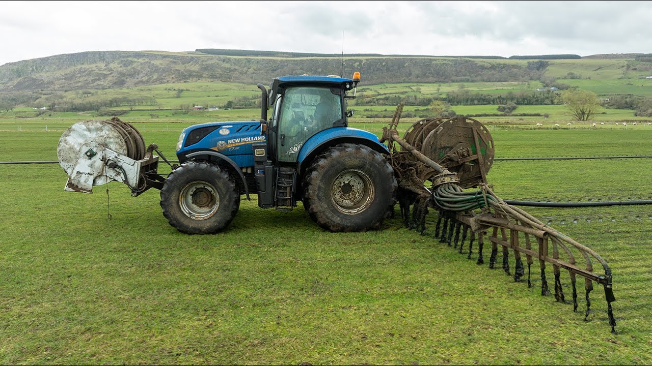 R Killen & Sons Slurry Spreading | T7.210, 12m Agquip & Doda Pump