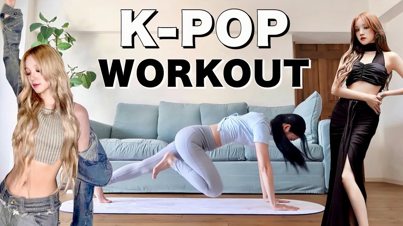 K-POPアイドルもやってる！全身脂肪燃焼筋トレ&腹筋引き締め❤️&zwj;🔥