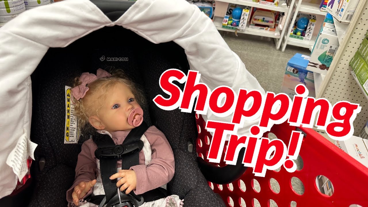Reborn Toddler Christmas Shopping At Target & McDonald’s Outing