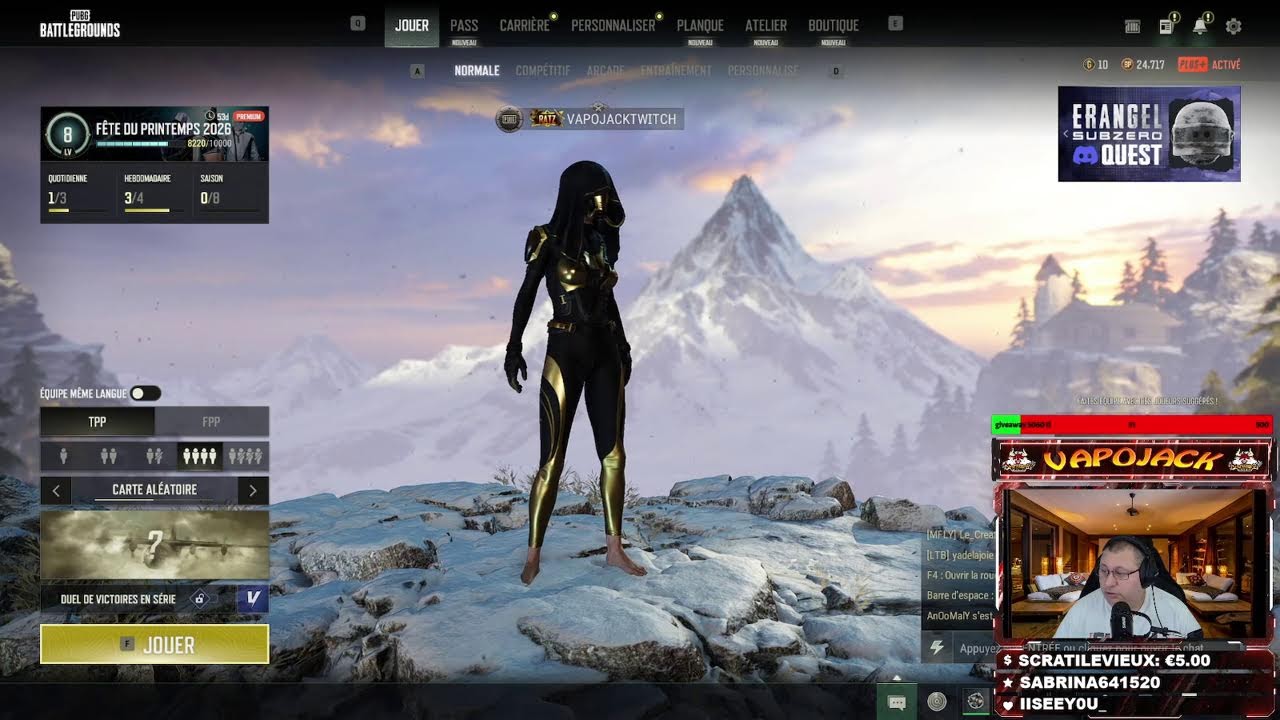 On s'installez confortablement dans son canapé devant le stream.