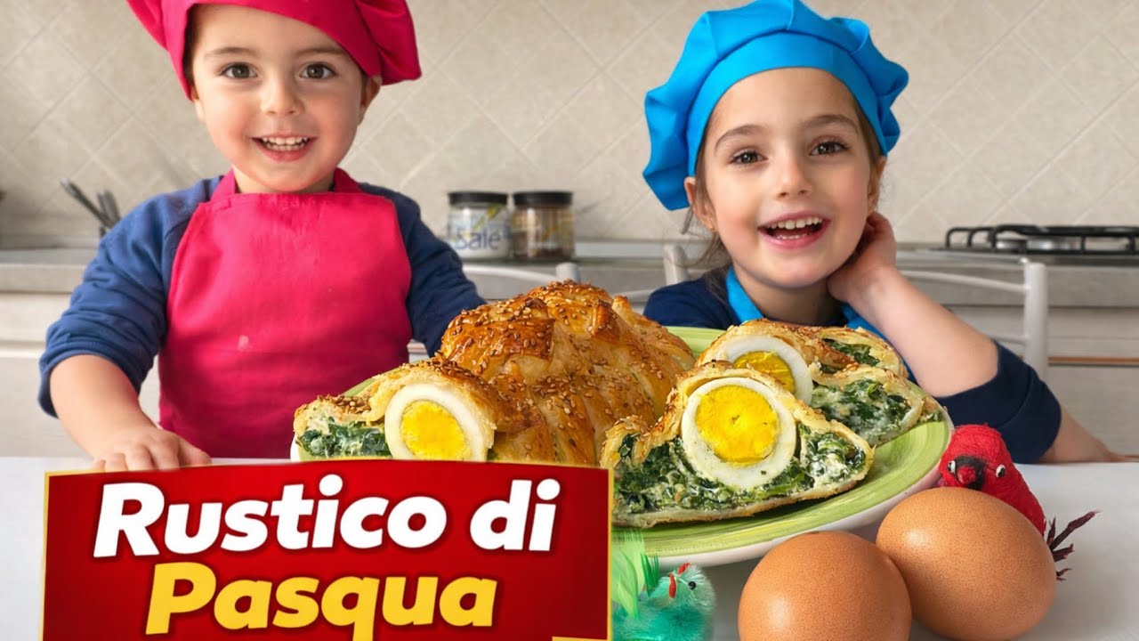 RUSTICO DI PASQUA 🐣 con Uova e Spinaci | Ricetta Facile e Veloce con Pasta Sfoglia