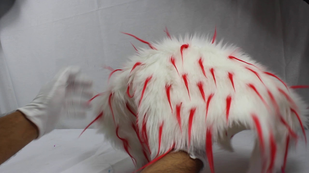 ifabric.com Faux Fake Fur Two Tone Spiked Shaggy Long Pile