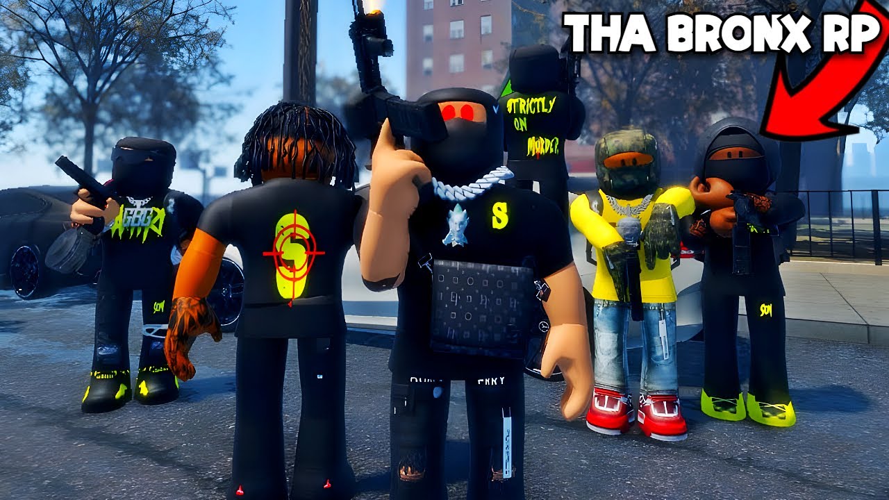 У нас была ВОЙНА ФРАКЦИЙ в Бронксе за 3 RP! (Roblox)
