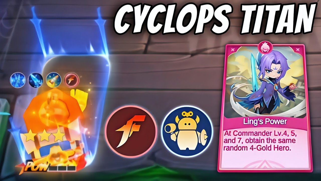 NEW UPDATE BUFF LING POWER CARD!! OP EARLY GAME STRATEGY!! MAGIC CHESS GO GO 