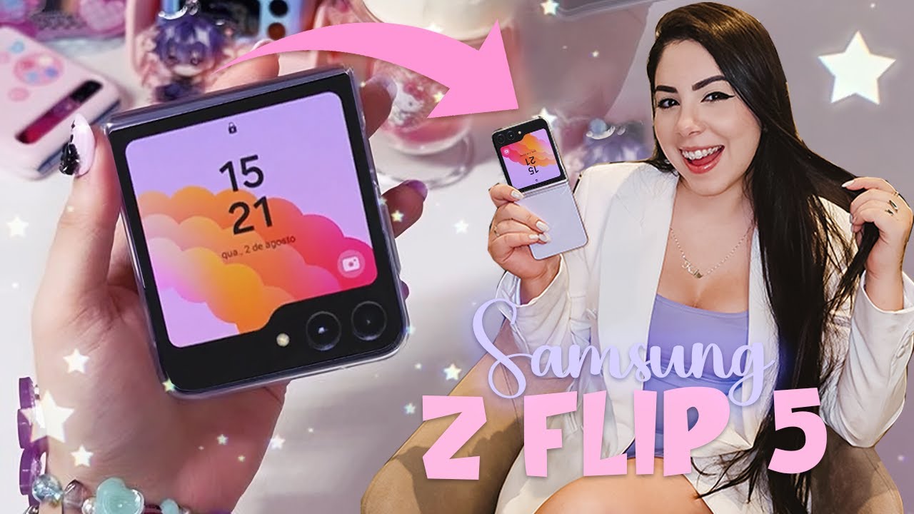 Abrindo meu NOVO Z Flip 5 😍