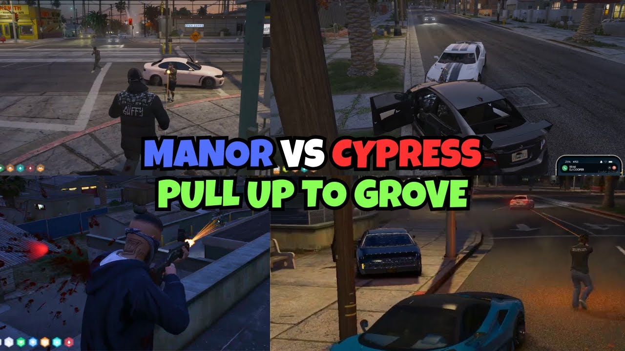 Cypress Pull up to Manor at Grove | MULTIPOV | NOPIXEL 4.0 GTA RP
