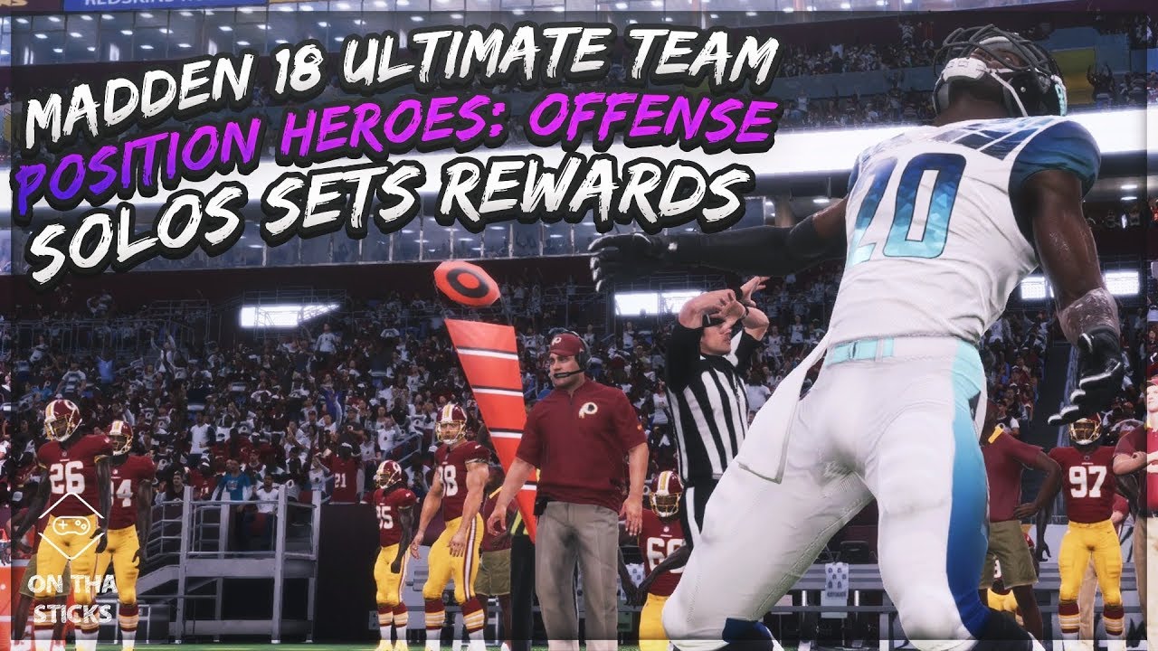 Madden 18 Ultimate Team Position Heroes: Offense Program Overview Solos Sets Rewards #MUT