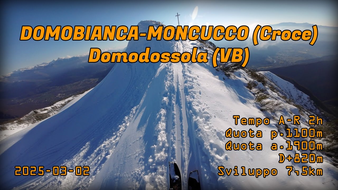 Splitboarding Domobianca - Moncucco Vetta [ASMR] [POV]