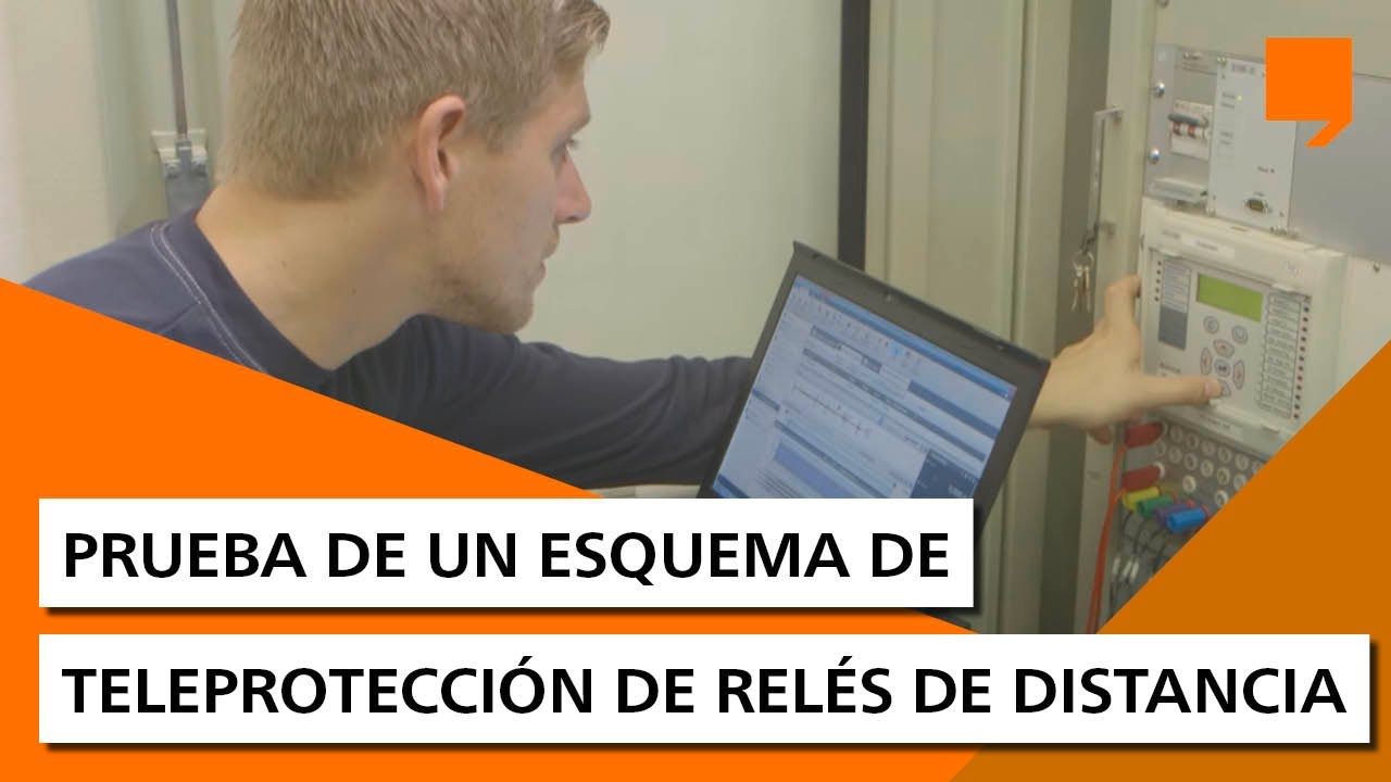 Prueba de un esquema de teleprotección de relés de distancia