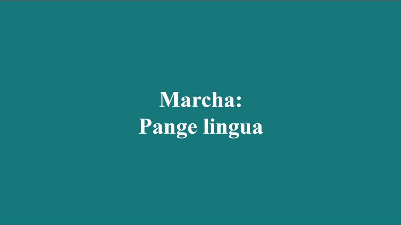 Pange lingua. Papel de bombos