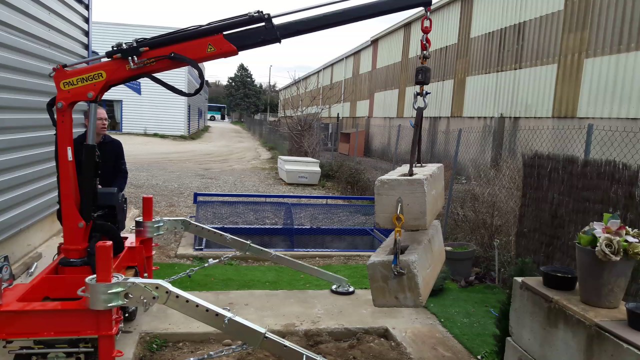 PLATEFORME MOTORIS&Eacute;E CM80 GRUE PALFINDER - HYDROSYSTEM